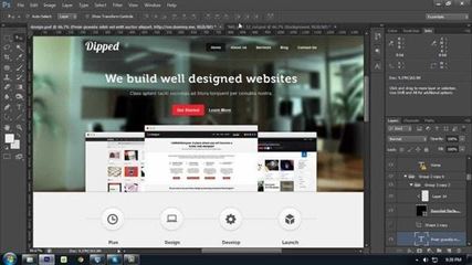 How to make a mockup for website? - 1