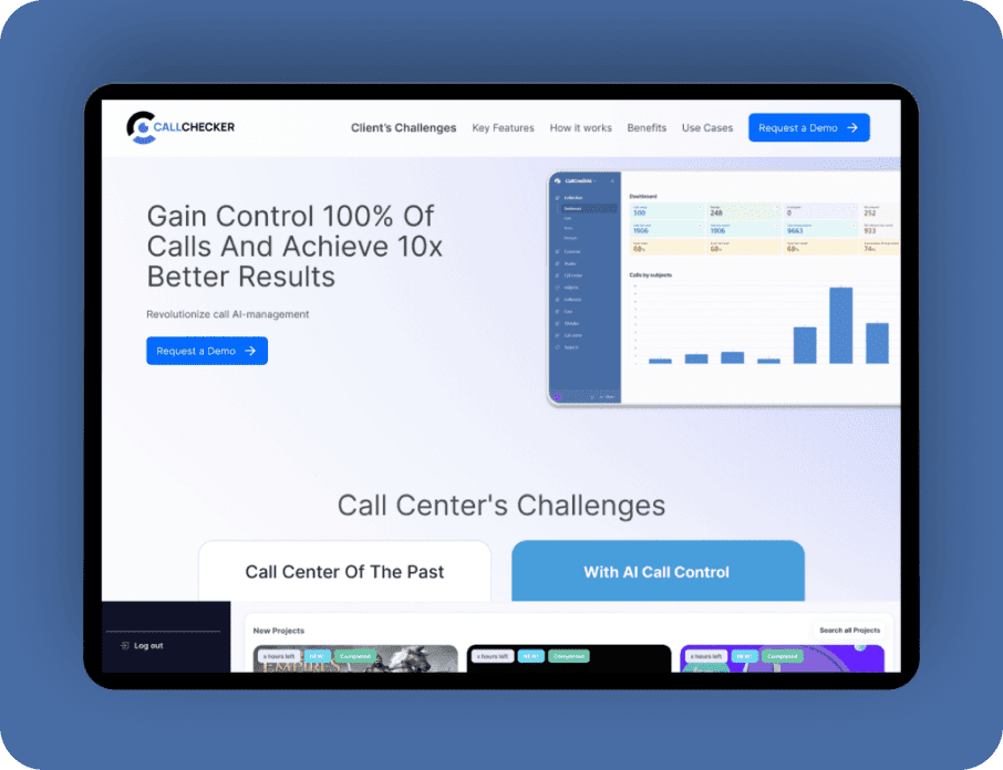 CallChecker - AI service for call center