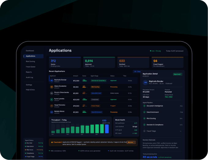 Agentic Underwriting Automation for a Microfinance Platform